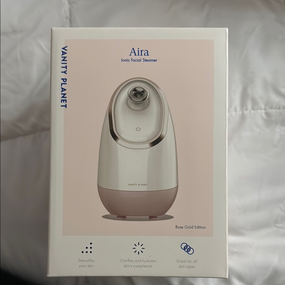 Vanity Planet Aira Facial Steamer - Rose Gold Edition